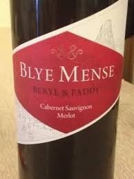 Blye Mense cabernet sauvignon merlot